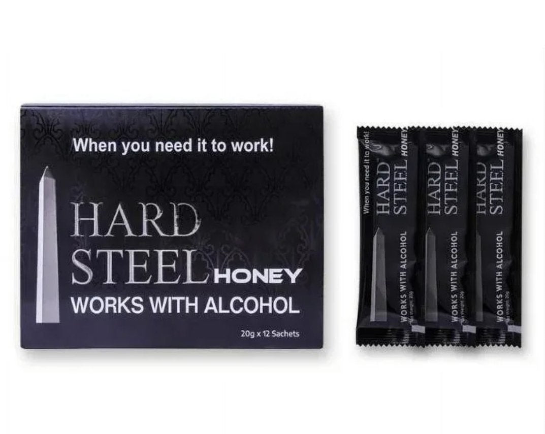 HARD STEEL HONEY  - CAJA DE 12 SOBRES DE 20 GRAMOS C/U