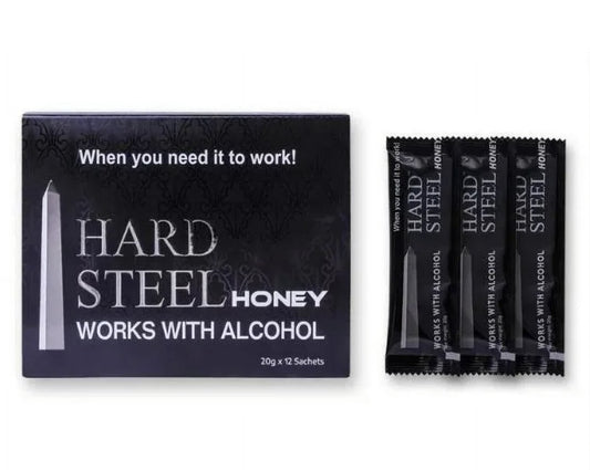 HARD STEEL HONEY  - CAJA DE 12 SOBRES DE 20 GRAMOS C/U