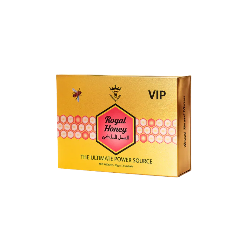 ROYAL HONEY VIP - CAJA CON 12 SOBRES DE 20 GRAMOS C/U
