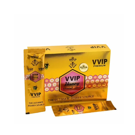 VVIP HONEY - CAJA CON 12 SOBRES DE 15 GRAMOS C/U